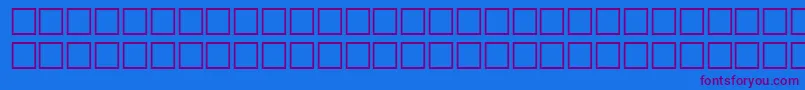 EileensmediumzodiacRegular Font – Purple Fonts on Blue Background