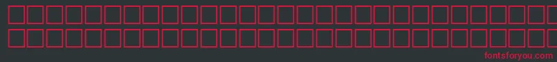 EileensmediumzodiacRegular Font – Red Fonts on Black Background