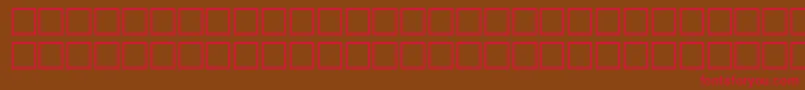 EileensmediumzodiacRegular Font – Red Fonts on Brown Background
