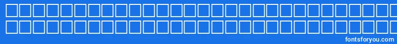 EileensmediumzodiacRegular Font – White Fonts on Blue Background