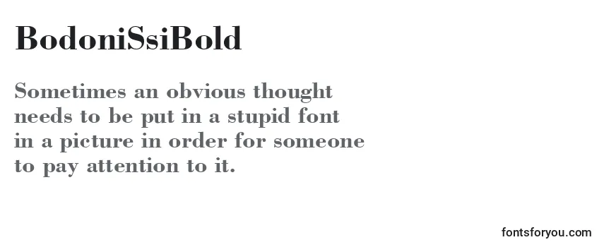 BodoniSsiBold Font