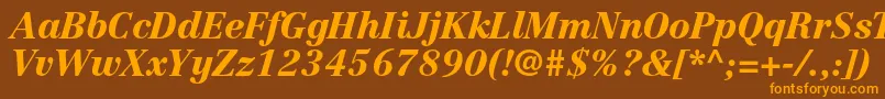 Подробнее о шрифте CentennialltstdBlackitalic Шрифт CentennialltstdBlackitalic – оранжевые шрифты на коричневом фоне