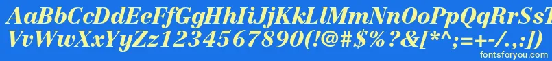 More about CentennialltstdBlackitalic Font CentennialltstdBlackitalic Font – Yellow Fonts on Blue Background