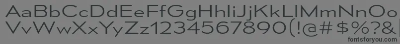 MesmerizeExLt Font – Black Fonts on Gray Background