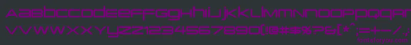 PcapTerminal Font – Purple Fonts on Black Background