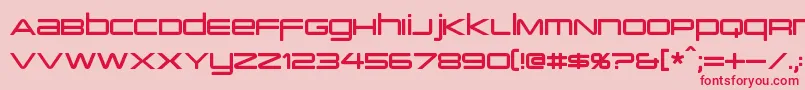 PcapTerminal Font – Red Fonts on Pink Background