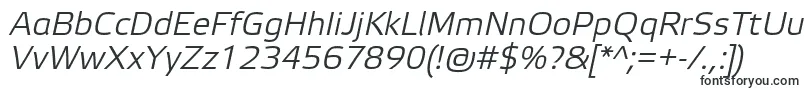 Шрифт ElektraLightProItalic – OTF шрифты