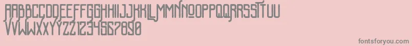 KalemunRoughFree Font – Gray Fonts on Pink Background