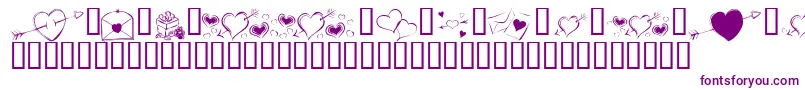 KrCuoriDivertenti7 Font – Purple Fonts