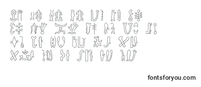 Обзор шрифта Rongorongod
