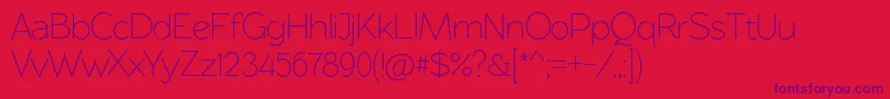 Weitere Informationen zur Rawengulksans094-Schriftart Rawengulksans094-Schriftart – Violette Schriften auf rotem Hintergrund