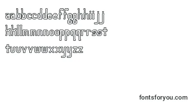 LucidTypeBOutlineBrk font – sudanese Fonts