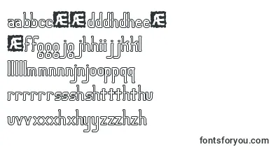 LucidTypeBOutlineBrk font – nyanja Fonts