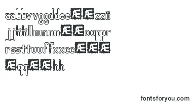 LucidTypeBOutlineBrk font – uzbek Fonts