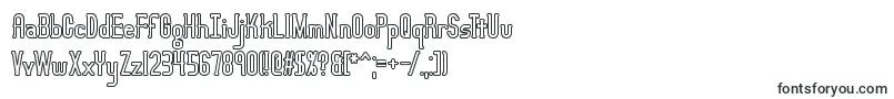 Шрифт LucidTypeBOutlineBrk – контурные шрифты