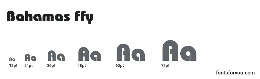 Bahamas ffy Font Sizes