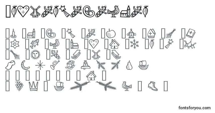 Czcionka Troyerdecember – alfabet, cyfry, specjalne znaki