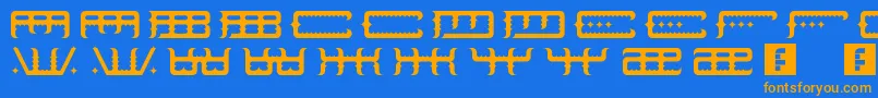 More about SpaceOdin Font SpaceOdin Font – Orange Fonts on Blue Background
