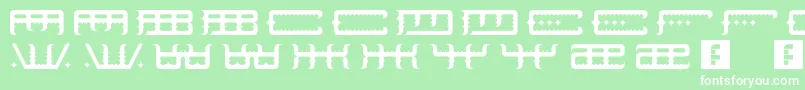 SpaceOdin Font – White Fonts on Green Background