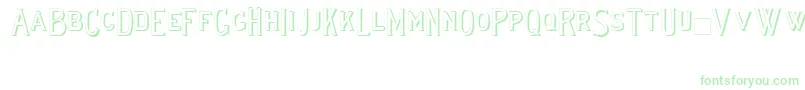 Lewishamshadowii-Schriftart – Grüne Schriften