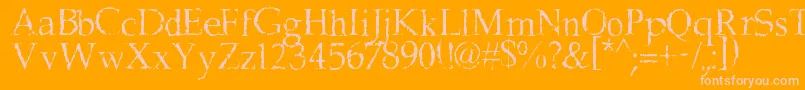 More about FrankBlack Font FrankBlack Font – Pink Fonts on Orange Background