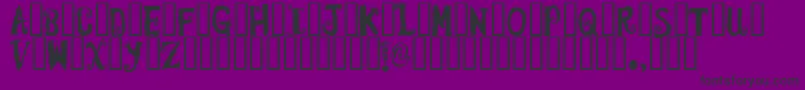 Шрифт HeyItsRed – чёрные шрифты на фиолетовом фоне