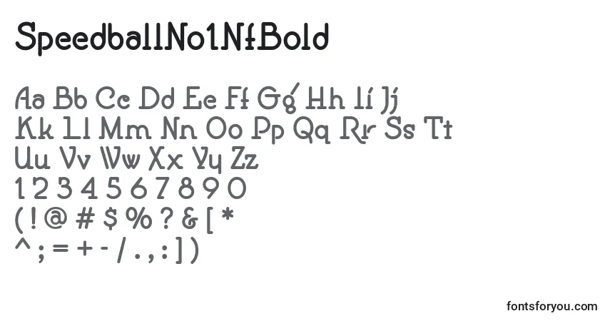 SpeedballNo1NfBold Font – alphabet, numbers, special characters