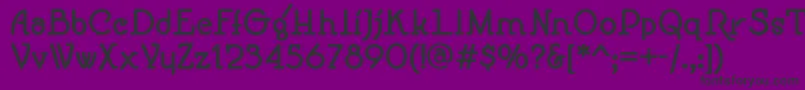 SpeedballNo1NfBold Font – Black Fonts on Purple Background