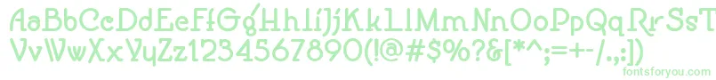 SpeedballNo1NfBold-Schriftart – Grüne Schriften