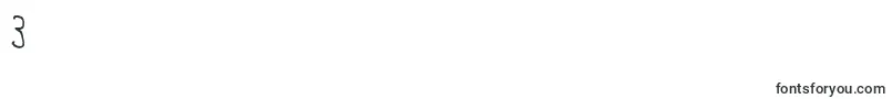 LeftyDoesRightyCharcoal Font – Fonts for Digit 3