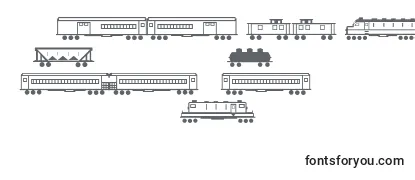 Обзор шрифта Trains