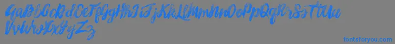 En savoir plus sur la police SunshineMelody Police SunshineMelody – polices bleues sur fond gris