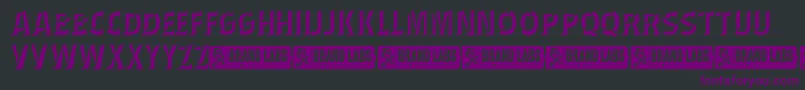 WednesdayMatineeShadow Font – Purple Fonts on Black Background