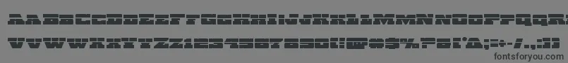 Chicagoexpresslaser Font – Black Fonts on Gray Background