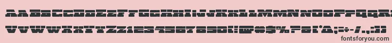 Chicagoexpresslaser Font – Black Fonts on Pink Background