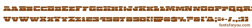 Chicagoexpresslaser Font – Brown Fonts on White Background