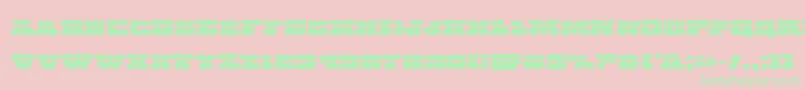 Chicagoexpresslaser Font – Green Fonts on Pink Background