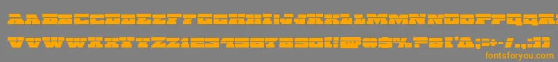 Chicagoexpresslaser Font – Orange Fonts on Gray Background