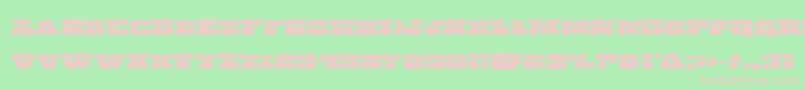 Chicagoexpresslaser Font – Pink Fonts on Green Background