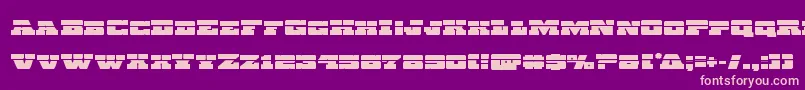 Chicagoexpresslaser Font – Pink Fonts on Purple Background