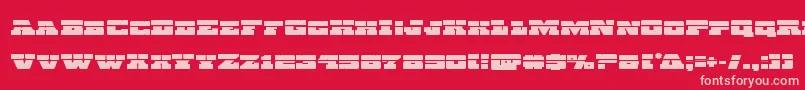Chicagoexpresslaser Font – Pink Fonts on Red Background
