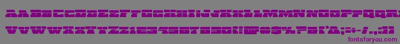 Chicagoexpresslaser Font – Purple Fonts on Gray Background