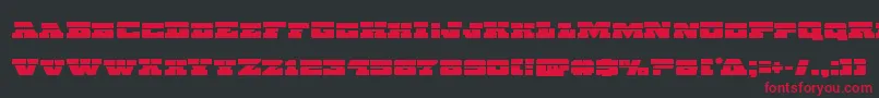 Chicagoexpresslaser Font – Red Fonts on Black Background