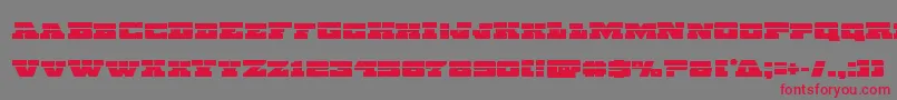 Chicagoexpresslaser Font – Red Fonts on Gray Background