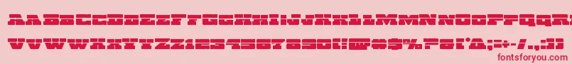 Chicagoexpresslaser Font – Red Fonts on Pink Background