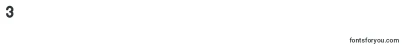 DinastiBold Font – Fonts for Digit 3