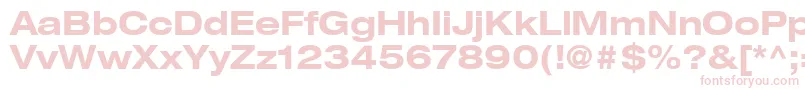 ContextRepriseExpandedSsiBoldExpanded Font – Pink Fonts on White Background