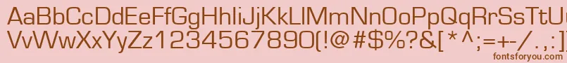 More about EurostileLtMedium Font EurostileLtMedium Font – Brown Fonts on Pink Background