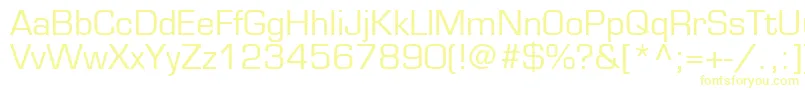 EurostileLtMedium Font – Yellow Fonts