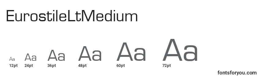 EurostileLtMedium Font Sizes